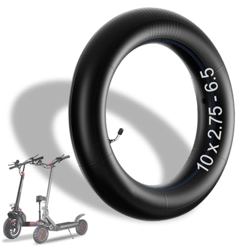 Felixstory 10x2.75 10 Pulgadas Scooter Cámara de Aire Compatible con 10x2.70-6.5, 255x70, 70/65-6.5 Neumáticos Externos, Adecuado para Smartgyro Speedway v2/ v3, Dualtron 3 y otros scooters eléctricos