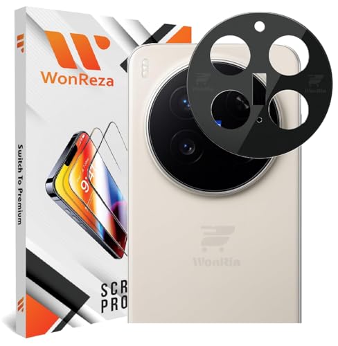 Image of Pack 1- Back Camera Glass Protector for Vivo X300 Pro 5G [3D Premium] Camera Lens Protector (Black)