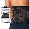 Copper Fit X-Back Brace for Lower Back Pain, Lumbar Support, Herniated Disc, Sciatica, Arthritis Adjustable, Breathable Design - for Men and Women (Large/XLarge)