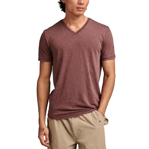 Image of Lucky Brand Men's Venice Burnout V Neck Tee