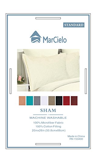 Marcielo QUEEN_EMBROIDERED PILLOWSHAMS_BROWN 2-Piece Embroidered Pillow Shams thumb #5