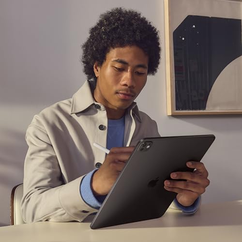 Image of Apple iPad Pro 11-inch (M5): Ultra Retina XDR display, 256GB, 12MP Front /Back Camera, Wi-Fi 7 with Apple N1 + 5G Cellular with C1X chip, Face ID - Space Black with AppleCare+ (2 Years)