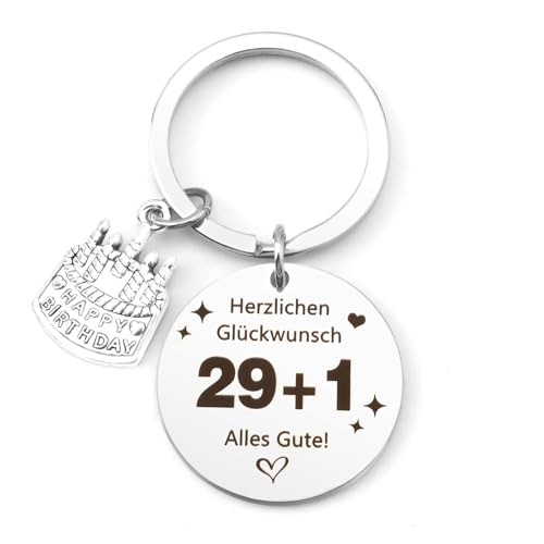 Regalo per 30° compleanno, donna, regalo per 30 anni, regalo per 30° compleanno, donna, regalo per 30° compleanno, uomo, regalo per 30° compleanno, regalo per 30° compleanno, 30 portachiavi, Taglia