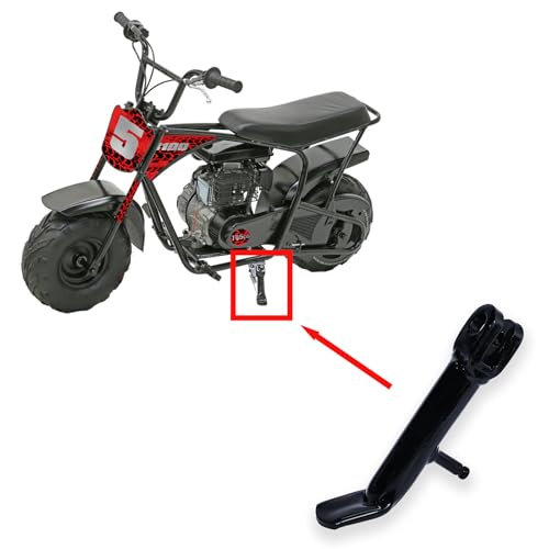 Image of JMCHstore New Mini Bike Kickstand w /Spring for Monster Mega Moto MMB80 MMB105, Coleman RB100 105cc, Motovox MBX10, For Orxyearth Dirt Kids Mototec Mini Bike