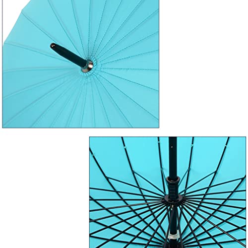 Parapluie d'extérieur TUSUOD grand manche, protection étanche 24 os