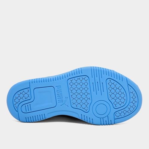 Puma Unisex Kinder Rebound V6 Lo Ac+ Ps Sneaker, Team Hellblau Puma Schwarz Puma Weiß, 30 EU – Ansicht 6