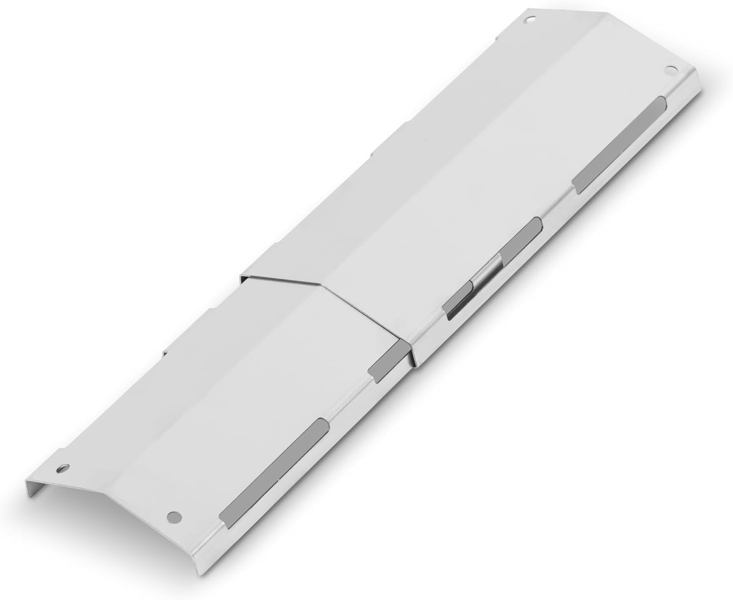 gardivo Aromaschienen verstellbar Edelstahl Premium Universal gasgrill Brennerabdeckung einstellbar Flavorizer Bars zubehör hitzeschild Brennerabdeckung Flammenblech Flammenverteiler (4)