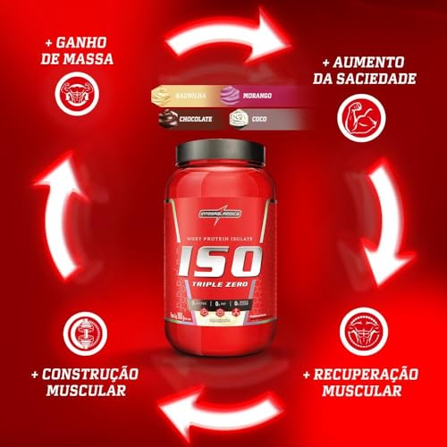 Iso Triple Zero 900g Integralmedica - Morango
