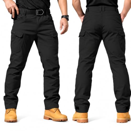 Pantalon De Travail Homme Pantalon Cargo Avec Poche Combat Cargo Pants Résistant Anti Coupure Tronconneuse Hosen De Travail Renforcé Randonnée Tactique Pants Chantier Stretch Chasse Pantalons