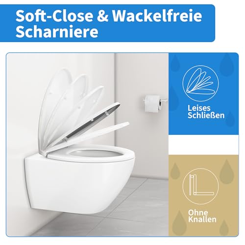 Abattant de WC frein de chute pour préserver le calme et le confort de la maison