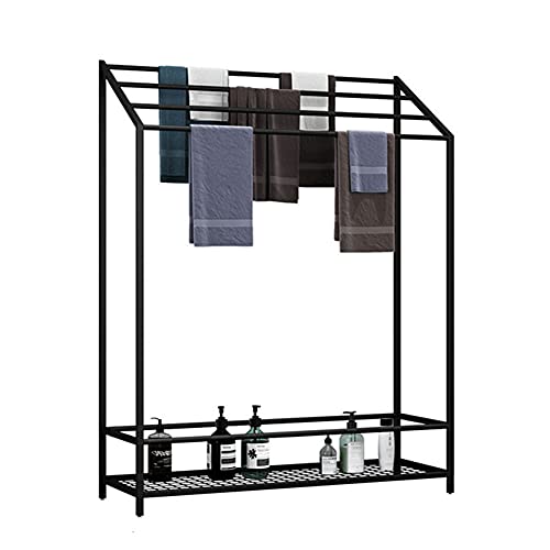 Porte-serviettes sur pied pour une salle de bain moderne et rangée - 7