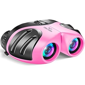 LET’S GO! Binocular for Kids, Compact High Resolution Shockproof Binoculars