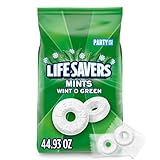LIFE SAVERS Wint-O-Green Breath Mint Bulk Hard Candy, Party Size, 44.93 oz Bag