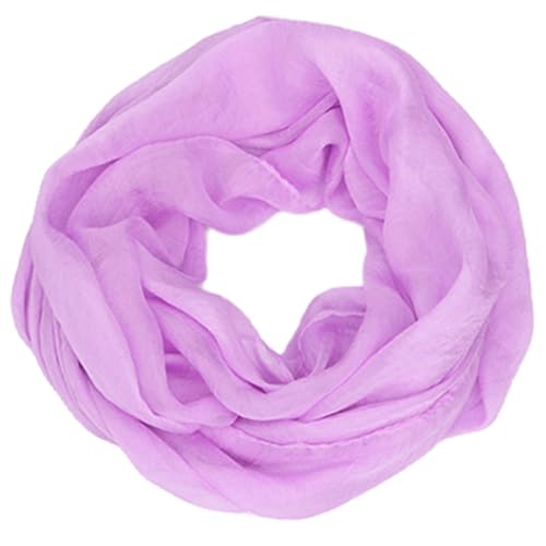 FAIRYGATE Musselin Tuch Damen Chiffon Tücher - Leichter Loop Schlauchschal Sommerschal Halstuch A0329