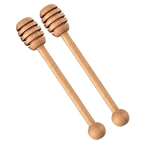 KICHOUSE Honey Dippers Long Handle Stirring Stick Easy to Use for Honey Jam Cocktail
