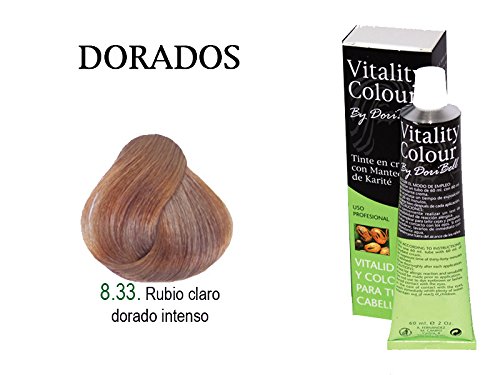 By DoriBell ® Tinte Vitality Colour Manteca de Karité 60ml. Tono Rubio Claro Dorado Intenso