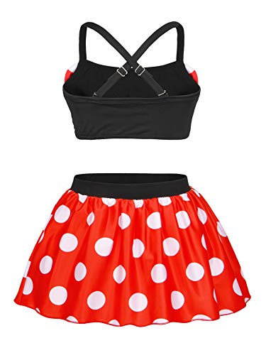Kantenia Bebê Roupas de Banho Meninas Polka Dots Bikini Roupa de Praia Terno de Banho Beachwear com