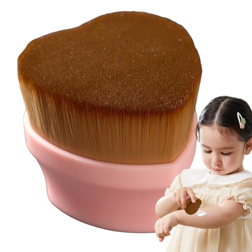 Brocha para base de protección solar, herramienta de aplicación de cosméticos rápida y segura para niños, brochas aplicadoras de loción solar, para crema líquida, corrector, rubor, citas, viajes
