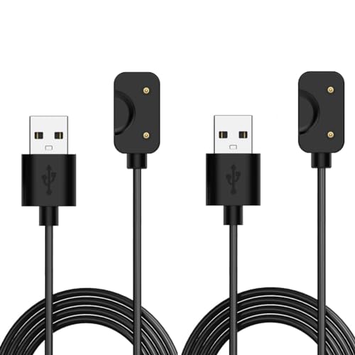 YOFUNTLE Compatible for Samsung Galaxy Fit 3 Charger Cable Smartwatch Charging Cable 3.3ft (2 Pack)