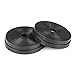 Klarstein Skyfall Smart - filtro de carbón activo para campana extractora, pieza de recambio, 2 filtros de carbón activo, ventilación, filtro de carbón de 17,5 (Ø) x 3,5 cm, negro