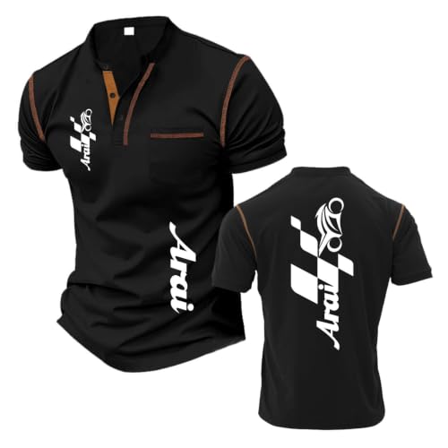 T-shirt Henley d'entraînement respirant et doux pour le confort sportif masculin