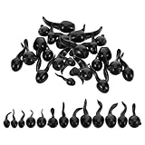 FELTECHELECTR Mini Figuras de Renacuajos de Resina 39 Piezas para Decoración de Microbonsáis y Acuarios Accesorios de Paisaje Miniatura para Jardín Terrario y Estanques Exteriores