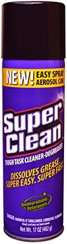 SuperClean Multi Surface All Purpose Gunk Remover Aerosol Degreaser, Biodegradable, 17oz by Super Clean