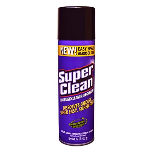Multi Surface All Purpose Gunk Remover Aerosol Degreaser, Biodegradable, 17oz by Super Clean
