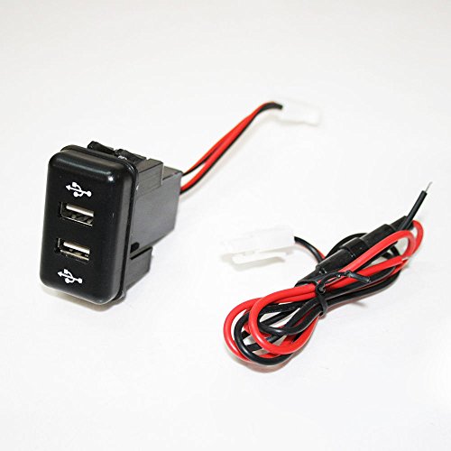 24 V salpicadero de coche doble puerto USB inserto enchufe LED camiones para FH 12