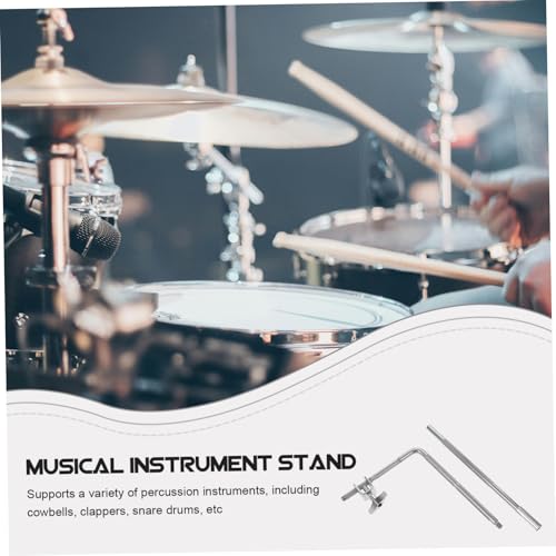 Abaodam Soporte para Montaje de Cowbell con Abrazadera para Batería miniatura 7