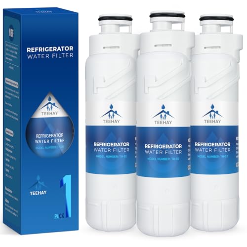 TEEHAY W10413645A Water Filter 2 Replacement, Compatible with Everydrop Filter 2, EDR2RXD1, Whirlpool WHR2RXD1, P9KB2L, P9RFKB2L, Whirlpool WRX986SIHZ, WRF757SDHZ, WRF767SDHZ, WRF736SDAM, 3 Pack