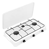 Portable 23″x13″ Built in Gas Cooktop 3 Burners Stainless Steel Gas Stove Top, LPG Convertible Gas Cooktops