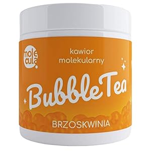 Bubble Tea Popping Boba Perzik Moleculaire Kaviaar Tapioca Parels 800g