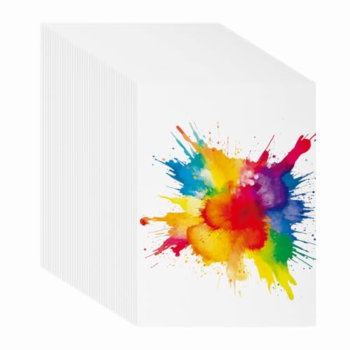 Papier dessin aquarelle 128 feuilles pour projets créatifs et lavis