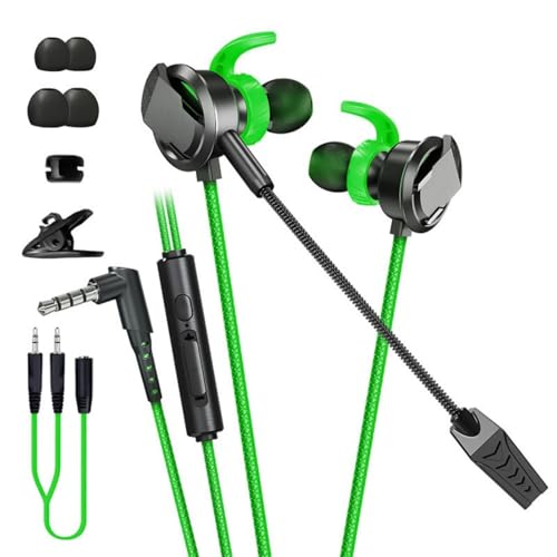 Asukohu ESports Gaming-In-Ear-Kopfhörer mit eingebauter 10-mm-Treibereinheit für Gaming-Enthusiasten, 3,5-mm-Stecker, ESport-Kopfhörer