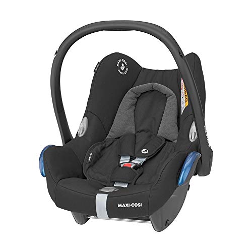 Maxi-Cosi Cosi CabrioFix, Siège Auto Bébé Groupe 0+ , Dos à la Route, de la naissance à 12 mois (0 à 13 kg), Essential Black (noir)