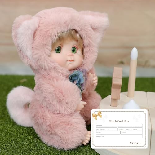 Muñeca Reborn de 10 pulgadas realista artesanal miniatura 6