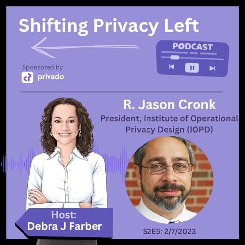 S2E5 - What's New in Privacy-by-Design with R. Jason Cronk (IOPD) Podcast Por arte de portada