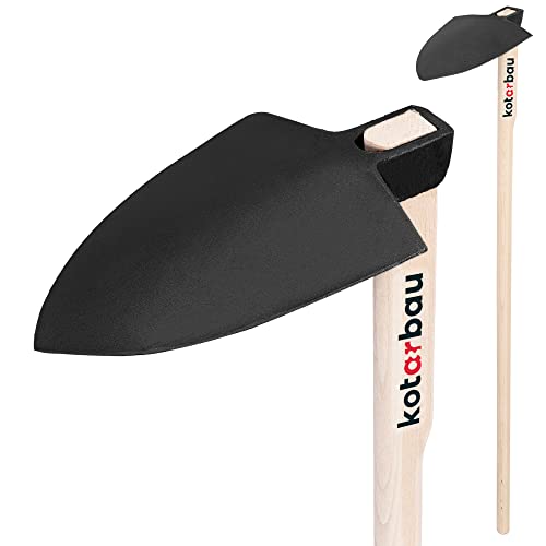 KOTARBAU® Gartenhacke 210mm aus Geschmiedetem Stahl mit Holzstiel Gartenwerkzeug Unkrauthacke Pflanzhake Gartenzubehör Gartengeräte Garten Handwerkzeuge...