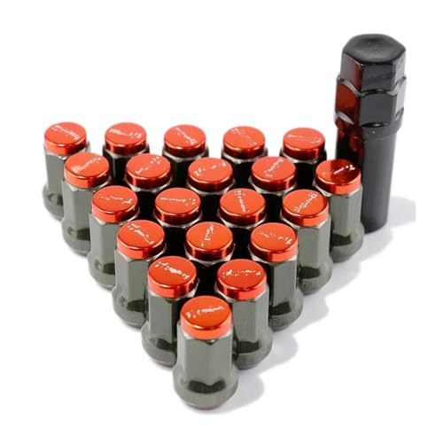 ����SPEC 33mm�X�`�[�����ԗp�z�C�[�������p���O�i�b�g 20��/�Z�b�g �N���[�Y�h�G���h(Red,M12x1.5)