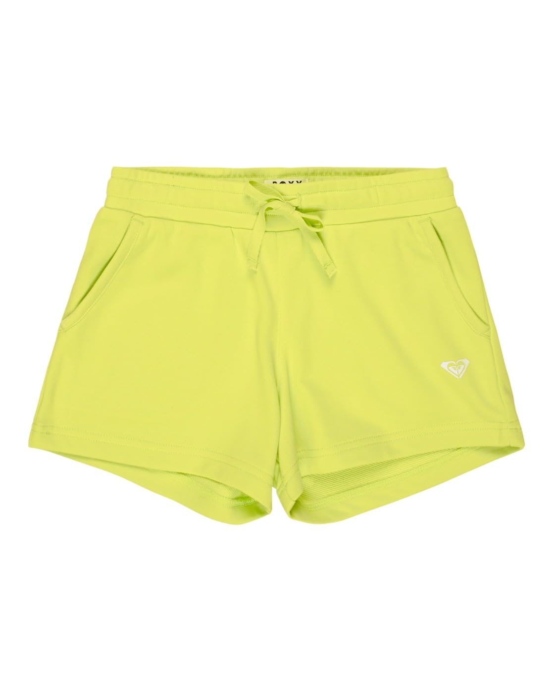 Roxy Pantalon Surf Feeling Short en Maille Terry Souple Couleur Verte
