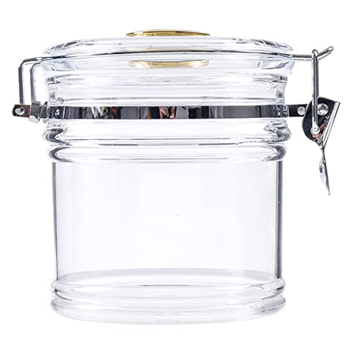 xianyang Cave À Cigares Acrylique Cave À Cigares Portable Transparent Joint en Caoutchouc Et Bouton D'étanchéité Peut Contenir Environ 15 Cigares (Color : Blanc, Size : 12 * 12cm)