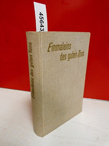 Einmaleins des guten Tons