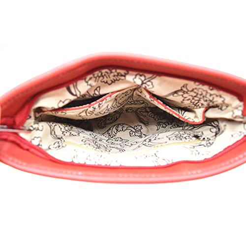 Image of WESTERN ORIGIN American Flag Stars and Stripes Studs Crossbody Handbag USA Patriotic Women Purse Leather Single Shoulder Bag