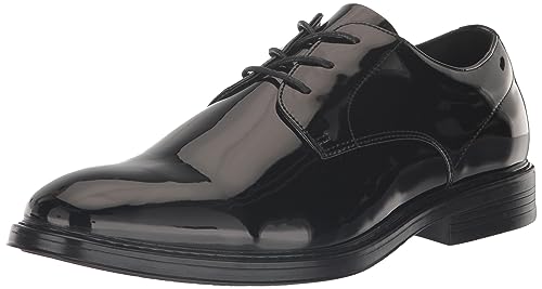 Nunn Bush Men's Centro Flex Plain Toe Oxford Formal Lace Up Tuxedo Shoe