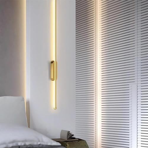 Lámpara de pared LED sin cables para evitar obras aplique recargable con sensor oro 4