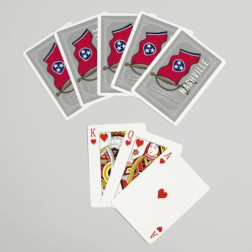 Baraja de cartas Póker Nashville Tennessee tamaño póker 52 cartas miniatura 7