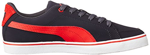 Image of PUMA Men's Court Point Vulc Buck Black & Red Sneakers - 12 US