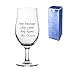 Price comparison product image Personalised Engraved 13oz Stemmed Allegra Cider Beer Glass - Perfect Gift Present