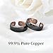 MagEnergy 2PCS Copper Rings for Men & Women, 99.9% Pure Copper Magnetic Adjustable Thumb Ring with Strong Magnet, Lymphatic Therapy Jewelry Gift with Present Box